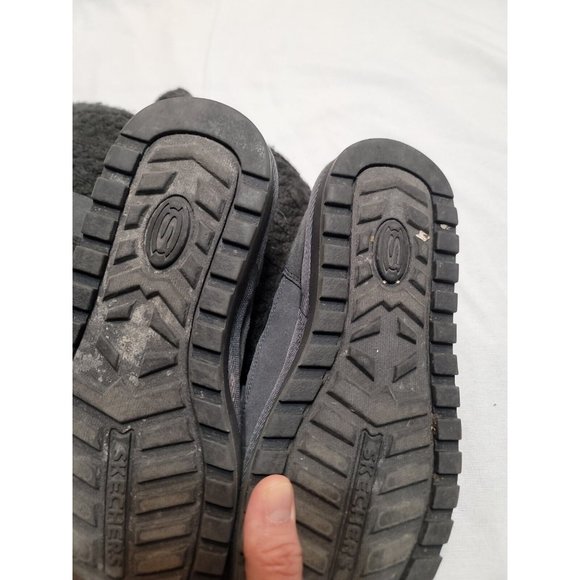 SKECHERS Women's Size 8 Keepsakes Fahrenheit Boot Sweater & Suede Gray 47351 - Picture 7 of 8